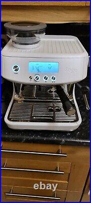 SAGE the Barista Pro Espresso Coffee Machine White Motta jug and distribution