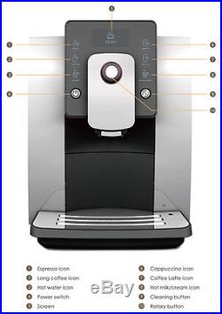 SALE Deangelo Pro Commercial Automatic Bean to Cup Espresso Coffee Machine WHITE