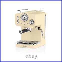 SK22110CN Retro Espresso Coffee Machine with Milk Frother, Steam Pressure