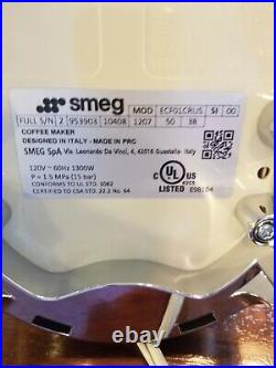 SMEG ECF01CRUS Espresso Coffee Machine Retro-Style Cream