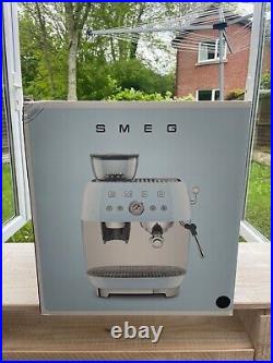 SMEG Espresso Coffee Machine with Grinder EGF03BLUK BLACK + P+P INCLUDED