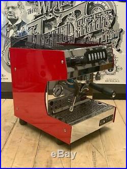 Sab Nobel 1 Group Red Espresso Coffee Machine Commercial Cafe Home Office Tank