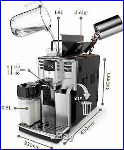 Saeco HD8917 / 01 Incanto coffee espresso super automatic machine silver