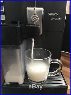 Saeco Minuto HD8763 Bean to Cup Espresso Machine, Brews 7 coffee varieties