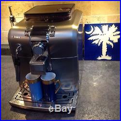 Saeco Syntia Superautomatic Espresso Coffee Machine Stainless Steel Finish