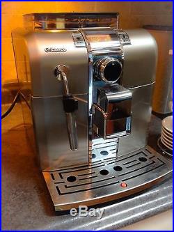 Saeco Syntia Superautomatic Espresso Coffee Machine Stainless Steel Finish