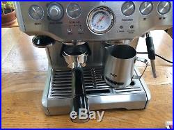 Sage BES870UK The Barista Express Espresso Coffee Machine Silver