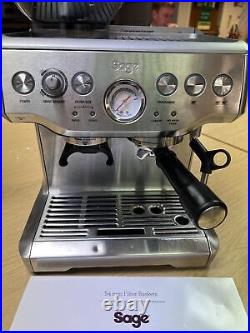 Sage BES875BKS Espresso Coffee Machine Black Used