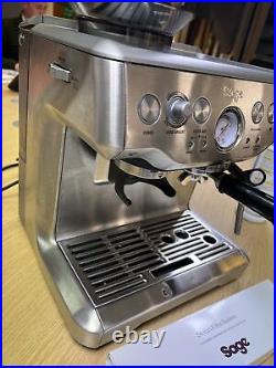 Sage BES875BKS Espresso Coffee Machine Black Used