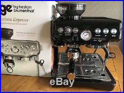 Sage BES875BKS The Barista Express Espresso Coffee Machine 15 bar Black Burr
