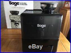 Sage BES875BKS The Barista Express Espresso Coffee Machine 15 bar Black Burr
