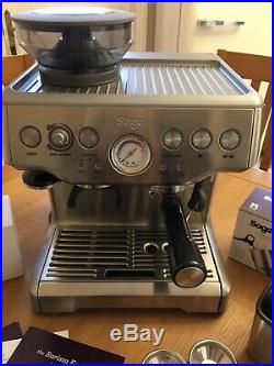 Sage Barista Express Bean 2 Cup Espresso Coffee Machine, Stainless USED ONCE