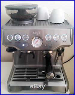 Sage Barista Express Bean-to-Cup Coffee Espresso Machine, Silver