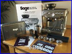 Sage Barista Express Coffee Machine Bean To Cup With Integrated Grinder & Steam