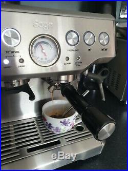 Sage Barista Express Espresso Maker Coffee Machine BES875UK Silver