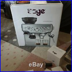 Sage Barista Express Espresso Maker Coffee Machine BES875UK Silver RRP 599