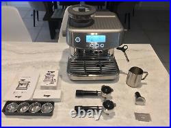 Sage Barista Pro Coffee Machine, Silver, Used, Perfect Condition, All parts incl