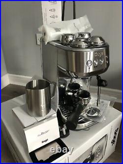 Sage The Bambino Plus Coffee Machine Stainless Steel 1 Month Old With Warranty