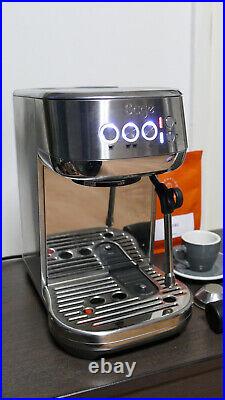 Sage The Bambino Plus Espresso Coffee Machine SES500BSS With Acme Cup, Beans