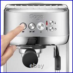 Sage The Bambino Plus Espresso Coffee Machine SES500SHY Smoked Hickory