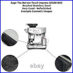 Sage The Barista Touch Impress SES881BSS Coffee Machine Brushed Stainless Steel