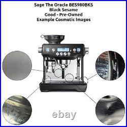Sage The Oracle BES980 Bean To Cup Coffee Machine Black Sesame Kitchen Appliance