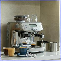 Sage the Barista Pro Bean to Cup Espresso Coffee Machine, Sea Salt white S/Steel