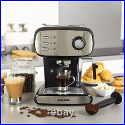 Salter EK4369 Caffé Barista Pro Espresso Machine Cappuccino Latte & Coffee Maker