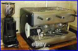 San Marco 2 group espresso coffee machine + San Marco coffee grinder