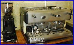 San Marco 2 group espresso coffee machine + San Marco coffee grinder