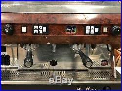 San Marino Lisa 2 Group Bier Wood Espresso Coffee Machine Cafe Restaurant Latte