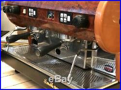 San Marino Lisa 2 Group Bier Wood Espresso Coffee Machine Cafe Restaurant Latte