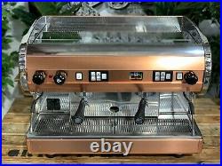 San Marino Lisa 2 Group Brass Stainless Espresso Coffee Machine Commercial Cafe