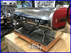 San Marino Lisa 2 Group Silver Brass Base Espresso Coffee Machine Commercial Bar
