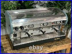 San Marino Lisa 3 Group Blue Green Espresso Coffee Machine Commercial Custom Bar