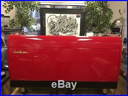 San Marino Lisa 3 Group Red Espresso Coffee Machine Commercial Cafe Restaurant
