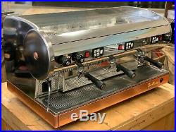 San Marino Lisa 3 Group Stainless Brass Base Espresso Coffee Machine Commercial