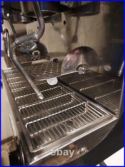 San Remo Amalfi Deluxe 2 Group Black & Stainless Steel Espresso Coffee Machine