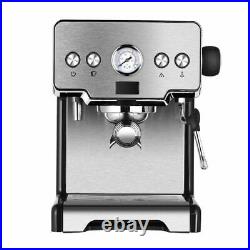 Semi-Auto Italian Coffee Espresso Machines Maker Water Tank Pump Pressure Makers