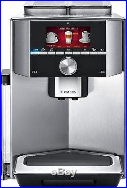 Siemens TI907501DE EQ. 9 automatic cappuccino Espresso coffee machine silver