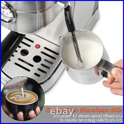 Sincreative Espresso Coffee Machine with Milk Frother, 20 Bar Traditional Barist