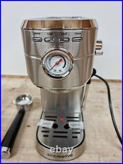 Sincreative Espresso Coffee Machine with Milk Frother (p2/267)