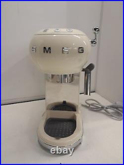 Smeg 50's Retro Espresso Coffee Machine Cream (Dirty/Missing Parts) B+