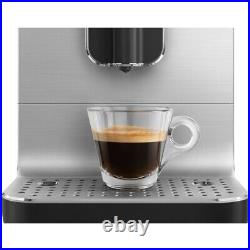 Smeg 50's Style Aesthetic BCC01BLMUK Espresso Automatic Coffee Machine Blac
