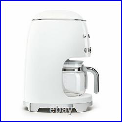 Smeg DCF02WHUK White 50s Retro Style Filter Coffee Machine + 2 Year Warranty