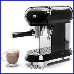 Smeg ECF01BLUK Black Espresso Coffee Machine + 2 Year Warranty (Brand New)