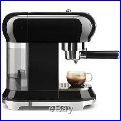 Smeg ECF01BLUK Black Espresso Coffee Machine + 2 Year Warranty (Brand New)