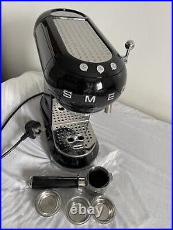 Smeg ECF01BLUK Retro Espresso Coffee Machine (Damaged, Missing Accessories)