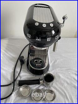 Smeg ECF01BLUK Retro Espresso Coffee Machine (Damaged, Missing Accessories)