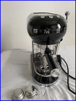 Smeg ECF01BLUK Retro Espresso Coffee Machine (Damaged, Missing Accessories)